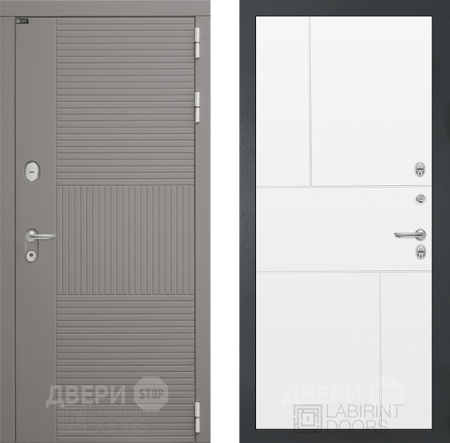 Дверь Лабиринт (LABIRINT) Формо 21 Белый софт в Электрогорске