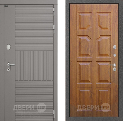 Входная металлическая Дверь Лабиринт (LABIRINT) Формо 17 Дуб золото в Электрогорске