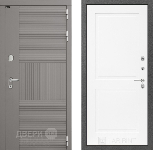 Дверь Лабиринт (LABIRINT) Формо 11 Белый софт в Электрогорске