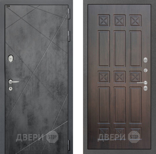 Входная металлическая Дверь Лабиринт (LABIRINT) Лофт 16 VINORIT Алмон 28 в Электрогорске