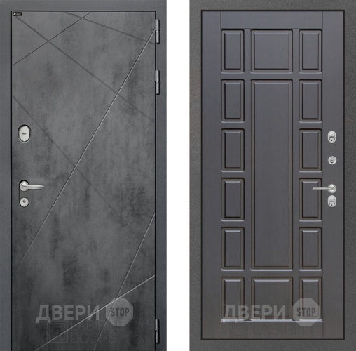 Входная металлическая Дверь Лабиринт (LABIRINT) Лофт 12 Венге в Электрогорске