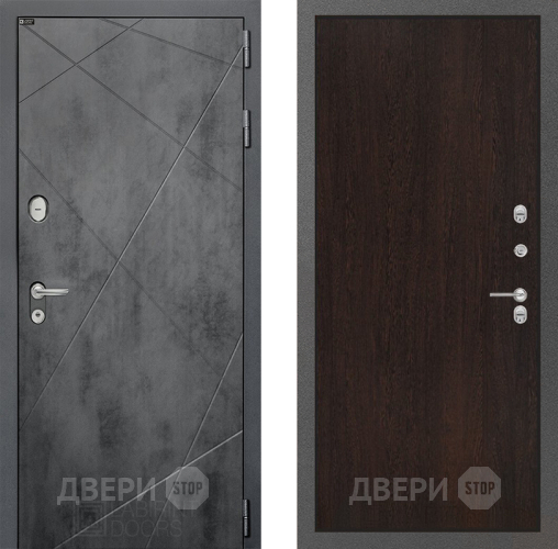 Входная металлическая Дверь Лабиринт (LABIRINT) Лофт 05 Венге в Электрогорске