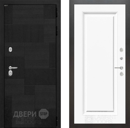 Дверь Лабиринт (LABIRINT) Pazl 27 Белый (RAL-9003) в Электрогорске