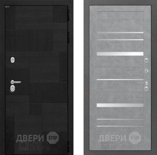 Входная металлическая Дверь Лабиринт (LABIRINT) Pazl 20 Бетон светлый в Электрогорске