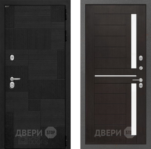 Входная металлическая Дверь Лабиринт (LABIRINT) Pazl 02 Венге в Электрогорске