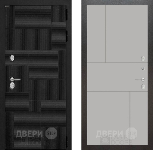 Входная металлическая Дверь Лабиринт (LABIRINT) Pazl 21 Грей софт в Электрогорске