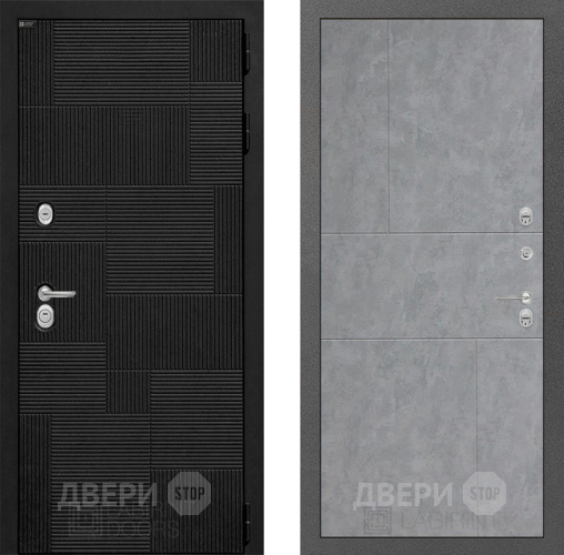 Входная металлическая Дверь Лабиринт (LABIRINT) Pazl 21 Бетон светлый в Электрогорске