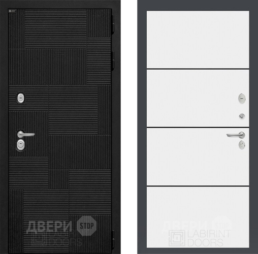 Дверь Лабиринт (LABIRINT) Pazl 25 Белый софт в Электрогорске