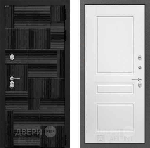 Дверь Лабиринт (LABIRINT) Pazl 03 Белый софт в Электрогорске