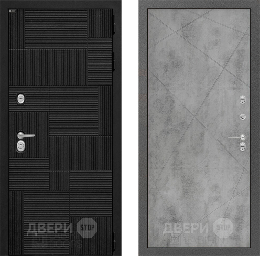 Входная металлическая Дверь Лабиринт (LABIRINT) Pazl 24 Бетон светлый в Электрогорске