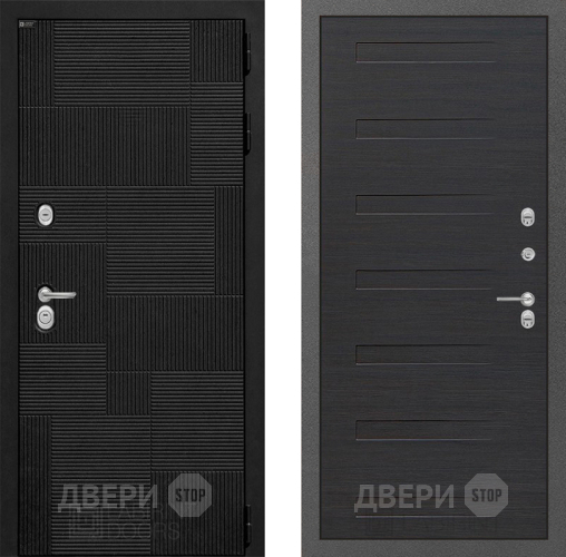 Входная металлическая Дверь Лабиринт (LABIRINT) Pazl 14 Эковенге поперечный в Электрогорске