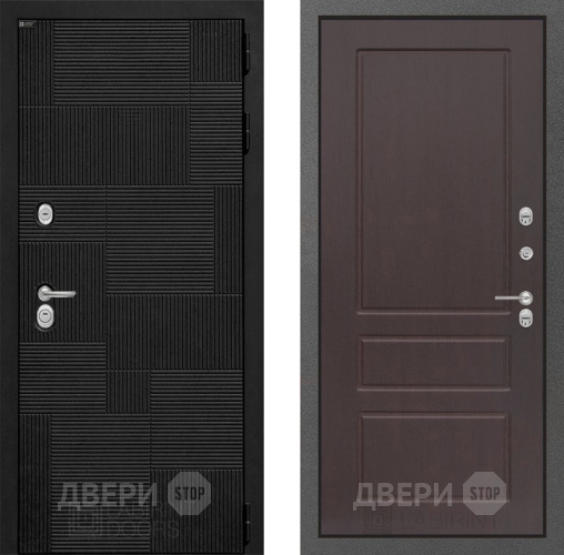 Входная металлическая Дверь Лабиринт (LABIRINT) Pazl 03 Орех премиум в Электрогорске