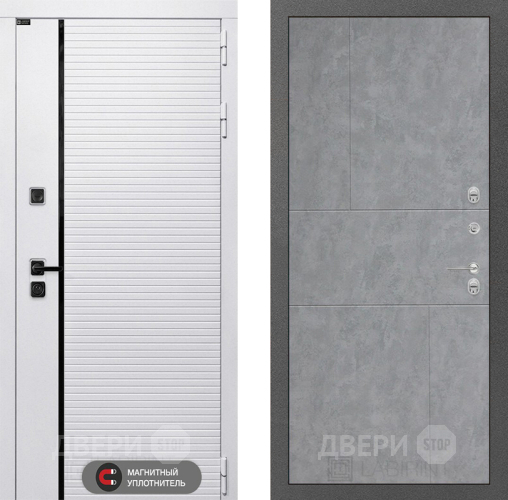 Дверь Лабиринт (LABIRINT) Royal 21 Бетон светлый в Электрогорске