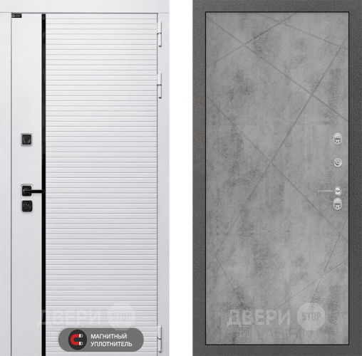 Дверь Лабиринт (LABIRINT) Royal 24 Бетон светлый в Электрогорске