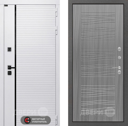 Входная металлическая Дверь Лабиринт (LABIRINT) Royal 06 Сандал грей в Электрогорске