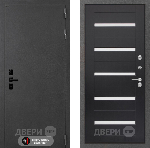 Входная металлическая Дверь Лабиринт (LABIRINT) Acustic 01 Венге в Электрогорске