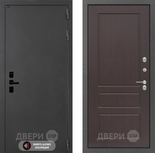 Входная металлическая Дверь Лабиринт (LABIRINT) Acustic 03 Орех премиум в Электрогорске