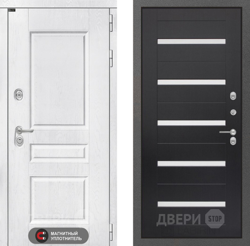 Входная металлическая Дверь Лабиринт (LABIRINT) Versal 01 Венге в Электрогорске