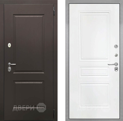 Входная металлическая Дверь Интекрон (INTECRON) Кампо ФЛ-243 Белый матовый в Электрогорске