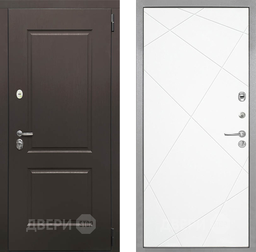 Входная металлическая Дверь Интекрон (INTECRON) Кампо Лучи-М Софт милк в Электрогорске