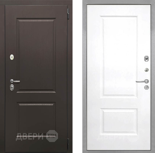 Входная металлическая Дверь Интекрон (INTECRON) Кампо Альба Роял Вуд белый в Электрогорске