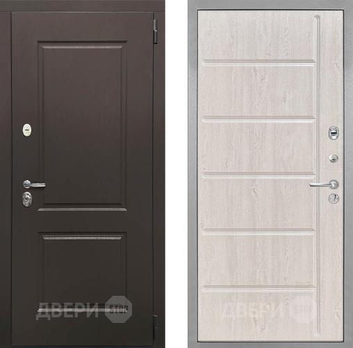 Входная металлическая Дверь Интекрон (INTECRON) Кампо ФЛ-102 Сосна белая в Электрогорске