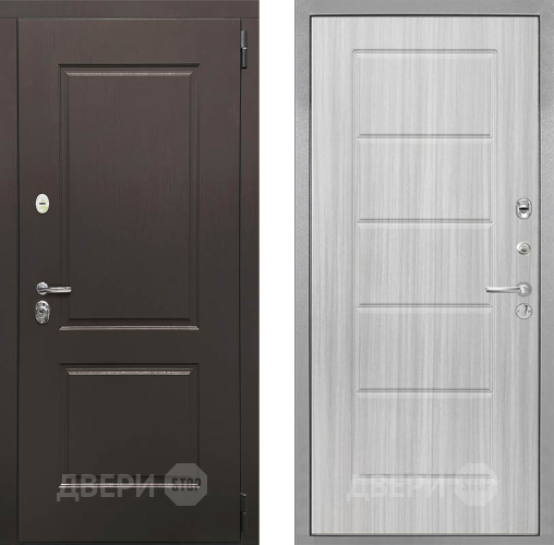 Входная металлическая Дверь Интекрон (INTECRON) Кампо ФЛ-39 Сандал белый в Электрогорске