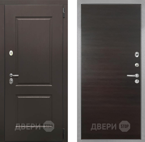 Входная металлическая Дверь Интекрон (INTECRON) Кампо Гладкая Эковенге поперечный в Электрогорске