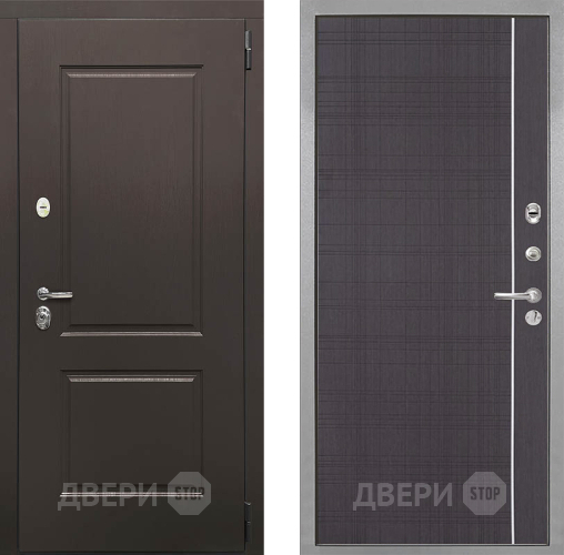 Входная металлическая Дверь Интекрон (INTECRON) Кампо В-07 с молдингом Венге в Электрогорске