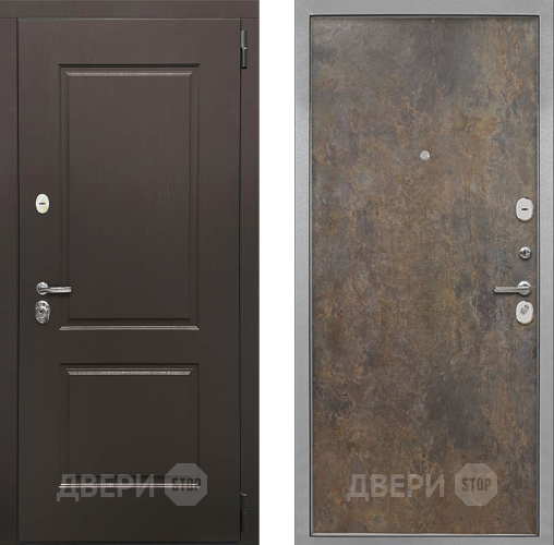 Входная металлическая Дверь Интекрон (INTECRON) Кампо Гладкая Гранж в Электрогорске