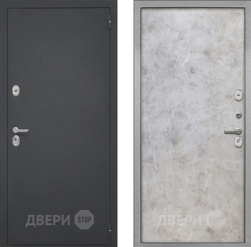 Входная металлическая Дверь Интекрон (INTECRON) Гектор Гладкая Мрамор светлый в Электрогорске