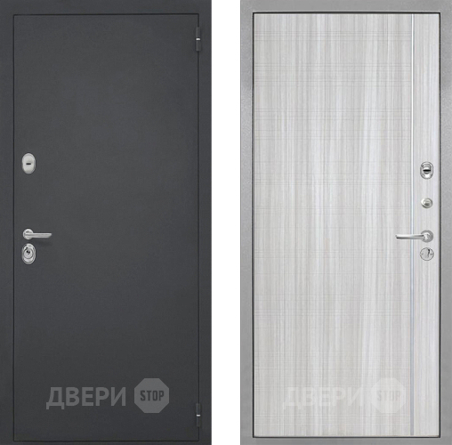 Входная металлическая Дверь Интекрон (INTECRON) Гектор В-07 с молдингом Сандал белый в Электрогорске