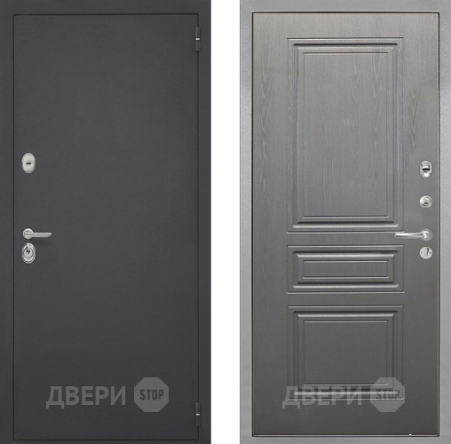 Дверь Интекрон (INTECRON) Гектор ФЛ-243 Графит вуд дуб в Электрогорске