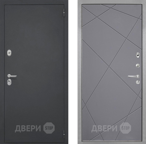 Входная металлическая Дверь Интекрон (INTECRON) Гектор Лучи-М Графит софт в Электрогорске