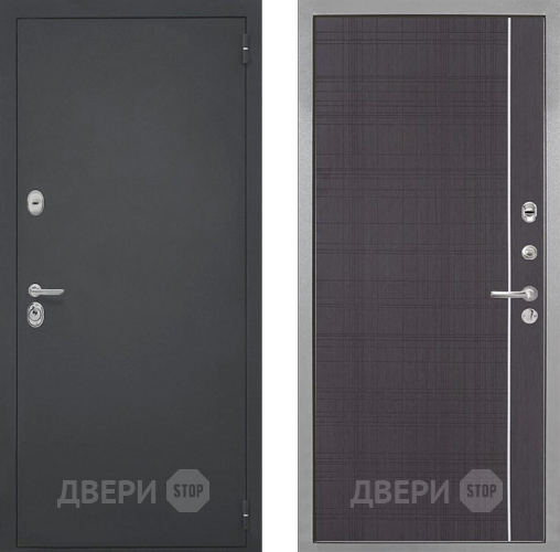 Входная металлическая Дверь Интекрон (INTECRON) Гектор В-07 с молдингом Венге в Электрогорске