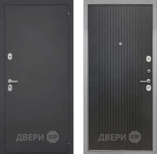 Дверь Интекрон (INTECRON) Гектор ФЛ-295 Лофт черный в Электрогорске