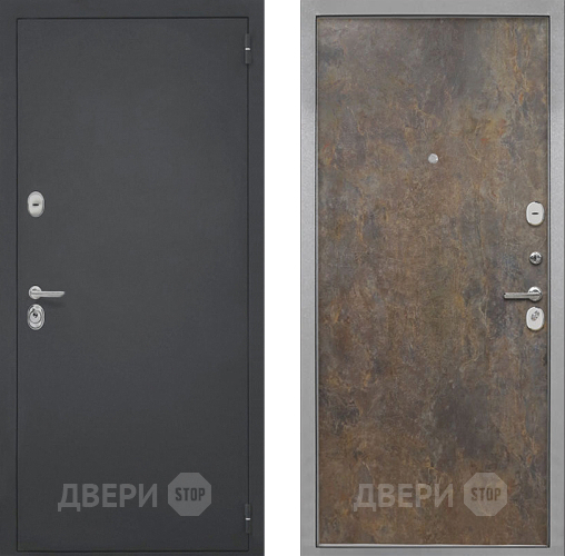 Входная металлическая Дверь Интекрон (INTECRON) Гектор Гладкая Гранж в Электрогорске