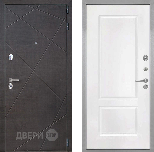 Входная металлическая Дверь Интекрон (INTECRON) Сенатор Лучи КВ-2 Белый матовый в Электрогорске