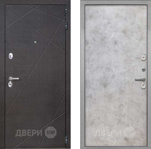 Входная металлическая Дверь Интекрон (INTECRON) Сенатор Лучи Гладкая Мрамор светлый в Электрогорске