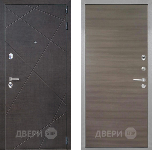 Входная металлическая Дверь Интекрон (INTECRON) Сенатор Лучи Гладкая Дуб тоскано поперечный в Электрогорске