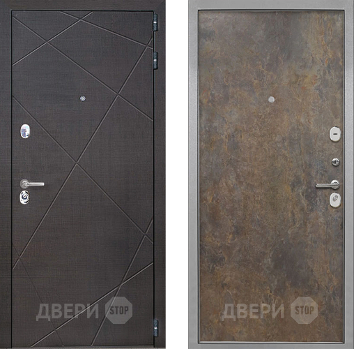 Входная металлическая Дверь Интекрон (INTECRON) Сенатор Лучи Гладкая Гранж в Электрогорске