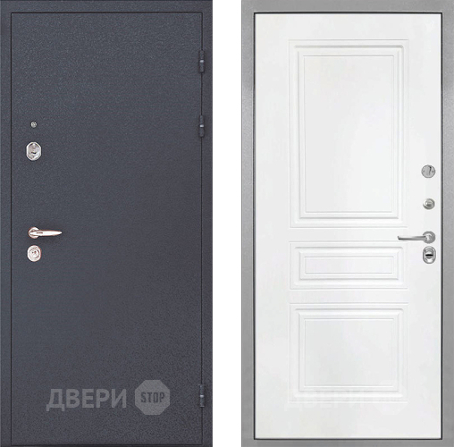 Входная металлическая Дверь Интекрон (INTECRON) Колизей ФЛ-243 Белый матовый в Электрогорске