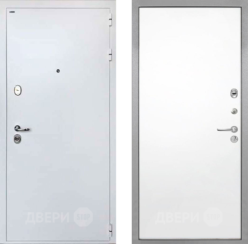 Входная металлическая Дверь Интекрон (INTECRON) Колизей White Гладкая Силк Сноу в Электрогорске
