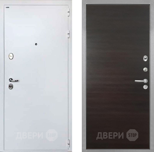 Входная металлическая Дверь Интекрон (INTECRON) Колизей White Гладкая Эковенге поперечный в Электрогорске