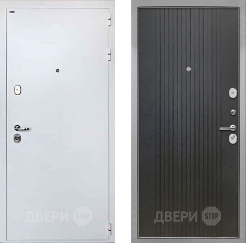 Входная металлическая Дверь Интекрон (INTECRON) Колизей White ФЛ-295 Лофт черный в Электрогорске