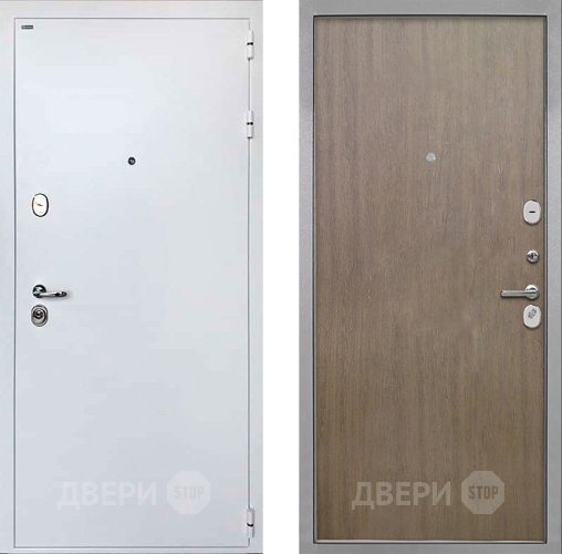 Входная металлическая Дверь Интекрон (INTECRON) Колизей White Гладкая шпон Венге коричневый в Электрогорске