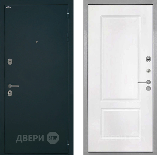 Входная металлическая Дверь Интекрон (INTECRON) Греция КВ-2 Белый матовый в Электрогорске