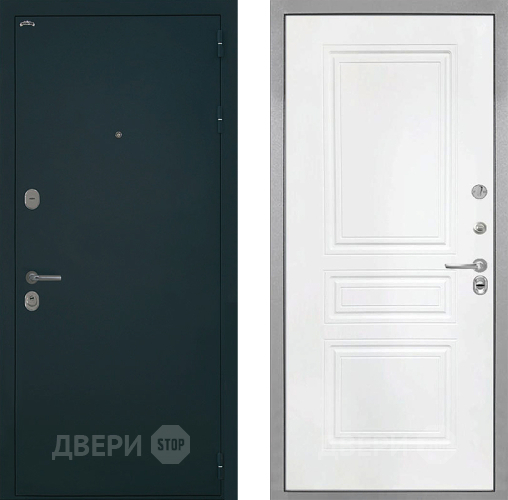Входная металлическая Дверь Интекрон (INTECRON) Греция ФЛ-243 Белый матовый в Электрогорске
