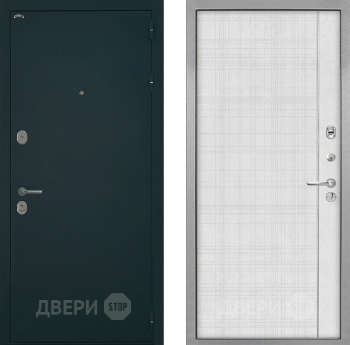 Входная металлическая Дверь Интекрон (INTECRON) Греция В-07 с молдингом Лофт белый в Электрогорске