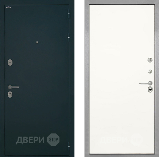 Входная металлическая Дверь Интекрон (INTECRON) Греция Гладкая Слоновая кость в Электрогорске